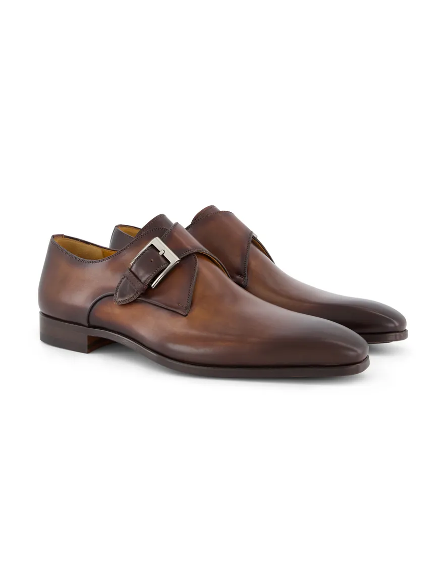 Magnanni schoenen bruin nette schoenen met gesp