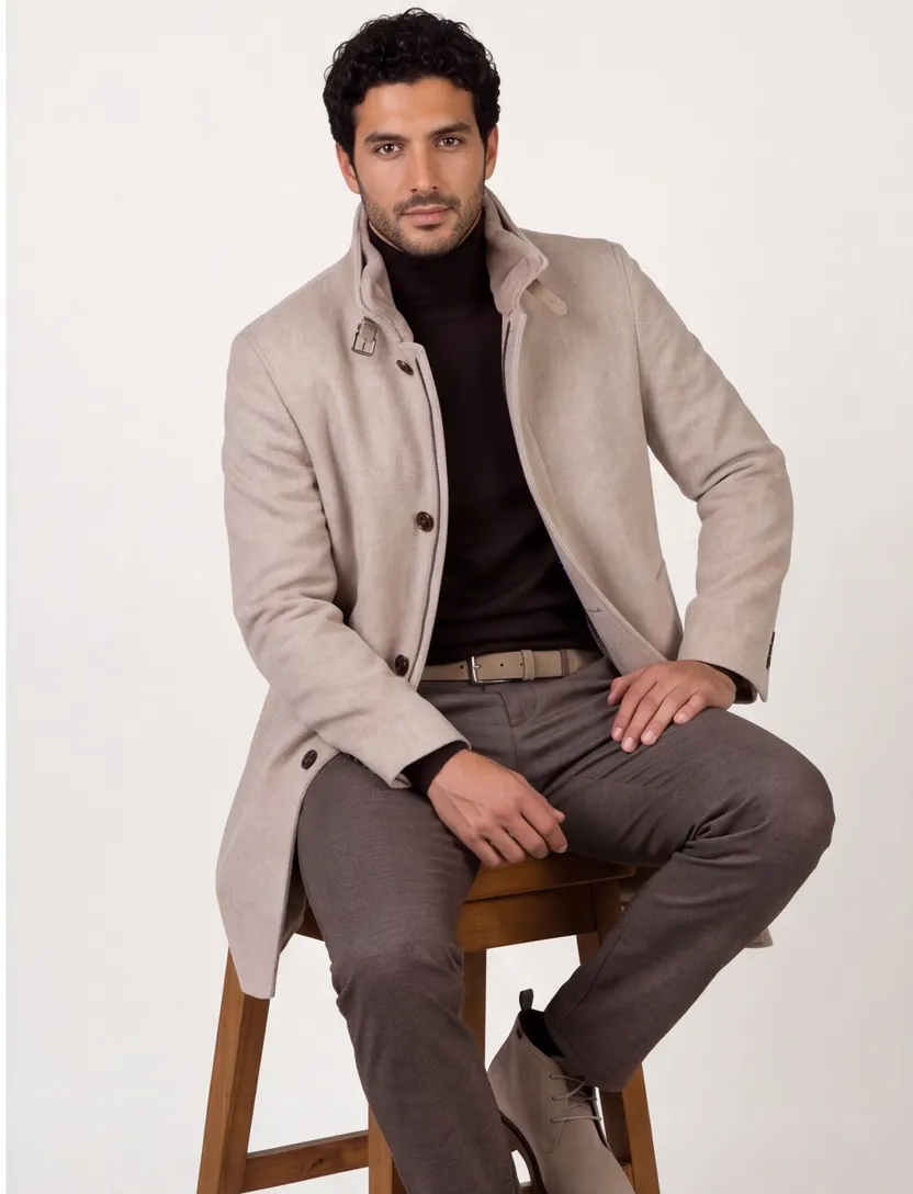 Gimo's mantel beige winterjas