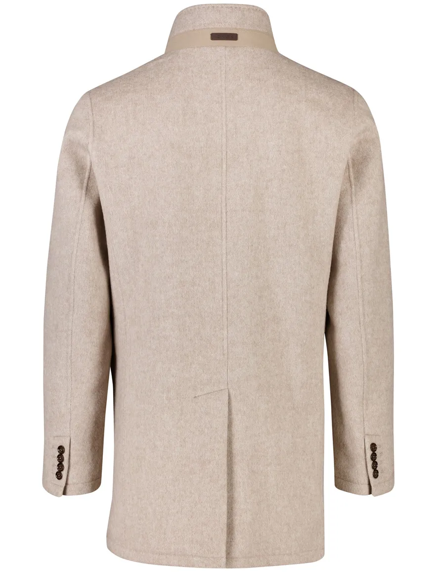 Gimo's mantel winterjas beige regular fit