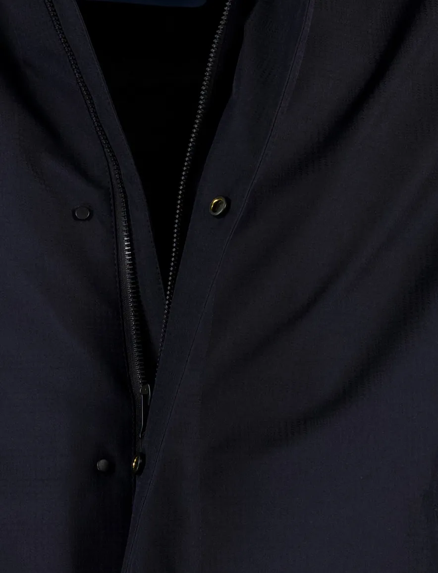 People of Shibuya jas donkerblauw polyester