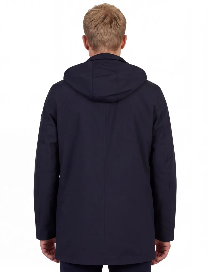 People of Shibuya jas donkerblauw polyester