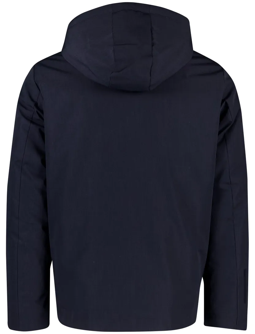 People of Shibuya jas donkerblauw waterafstotend met capuchon