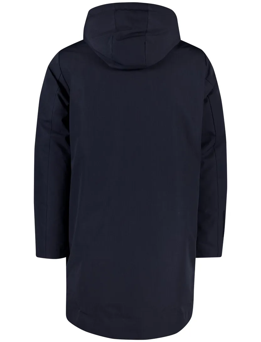 People of Shibuya winterjas donkerblauw Tedori polyester