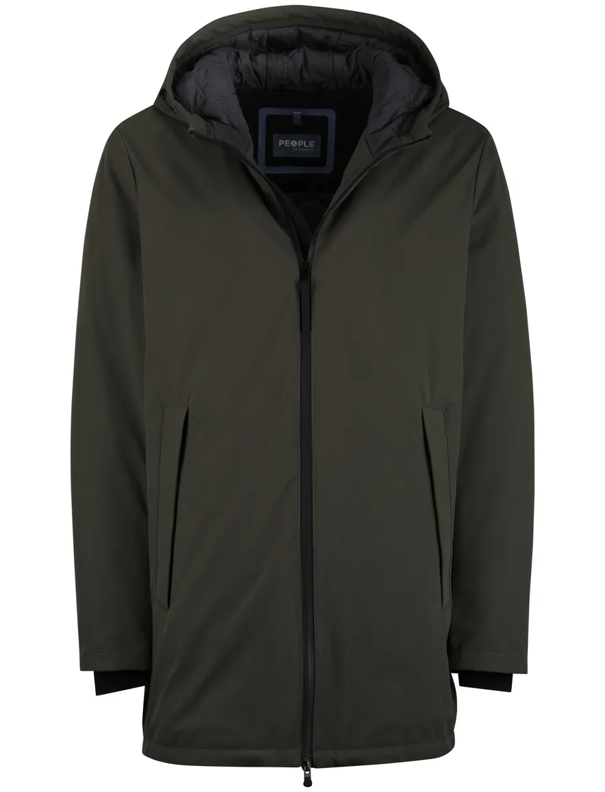 People of Shibuya parka jas waterdicht groen