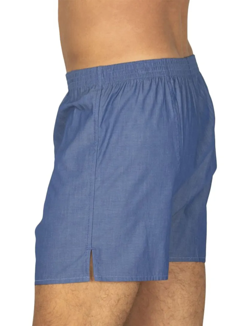 Deal boxershort blauw katoen