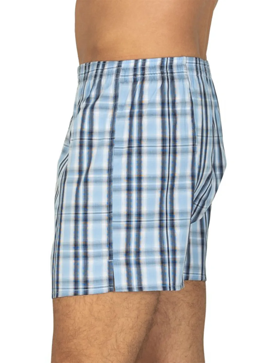 Deal boxershort blauw geruit