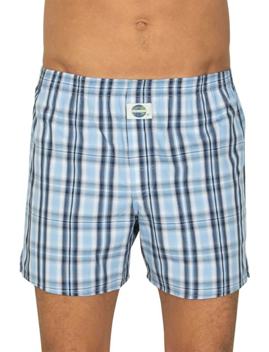 Deal boxershort blauw geruit