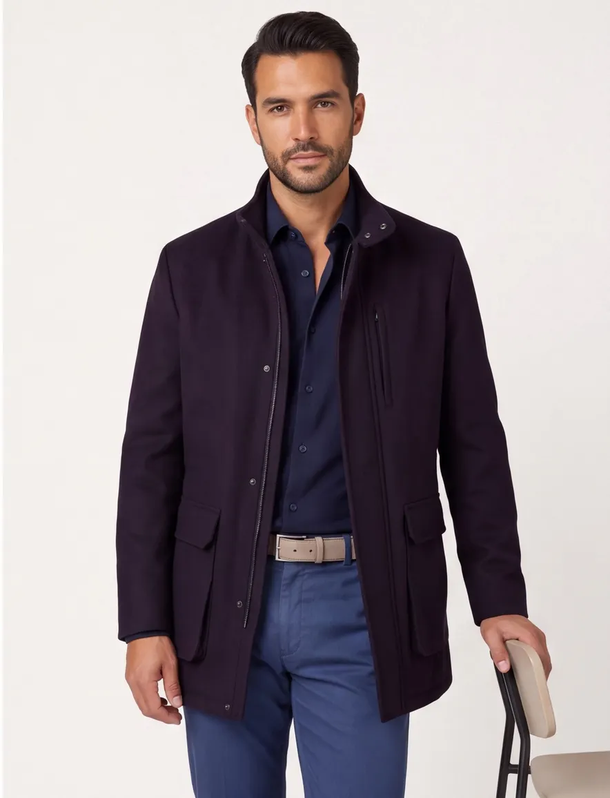Corneliani jas donkerblauw virginwo
