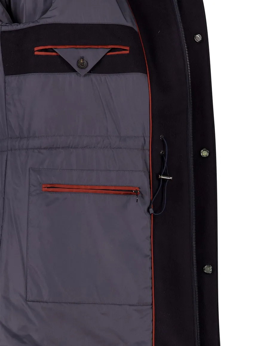 Corneliani jas donkerblauw virginwol borstzak