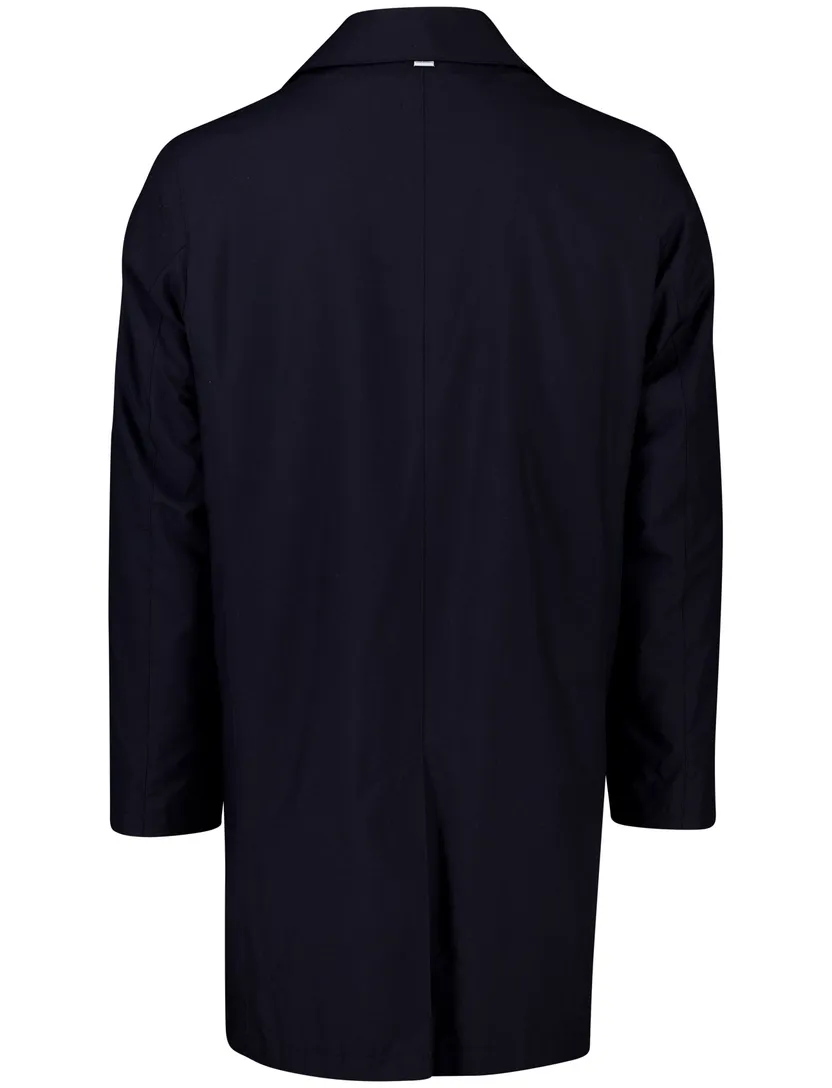 Corneliani regenjas donkerblauw effen waterdicht