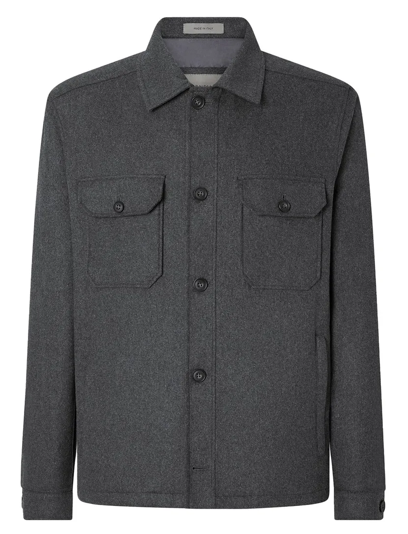Corneliani bomberjack met rits beige effen