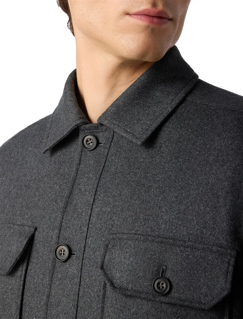 Corneliani bomberjack met rits beige effen