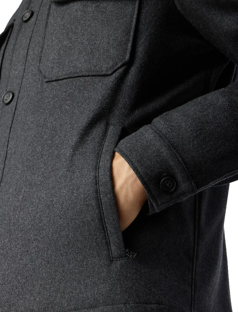 Corneliani bomberjack met rits beige effen