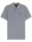 Boss Green polo grijs korte mouw