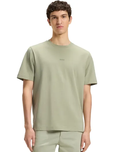 Hugo Boss Boss Orange t-shirt groen korte mouw katoen