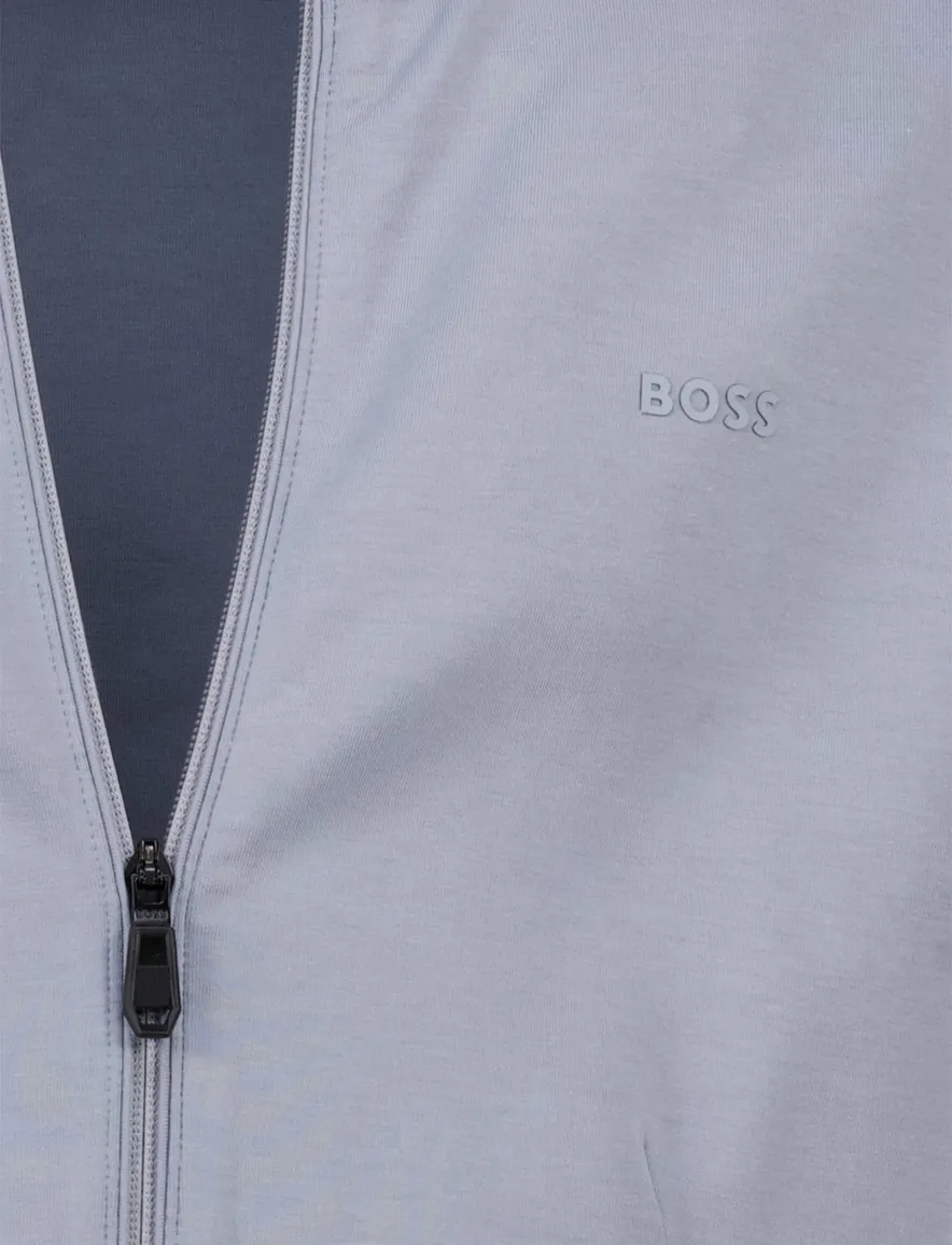 BOSS Green vest Skaz grijs