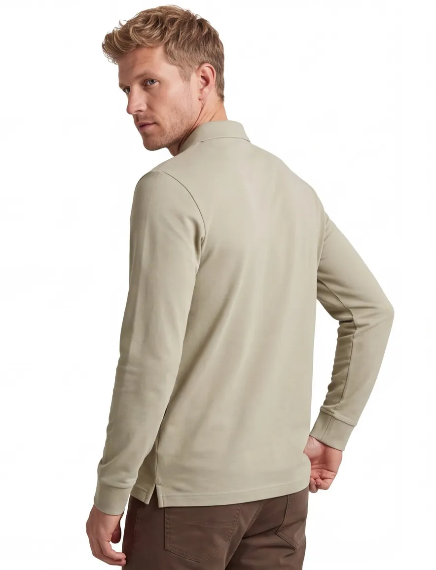 Poloshirt BOSS beige Passerby zacht geel
