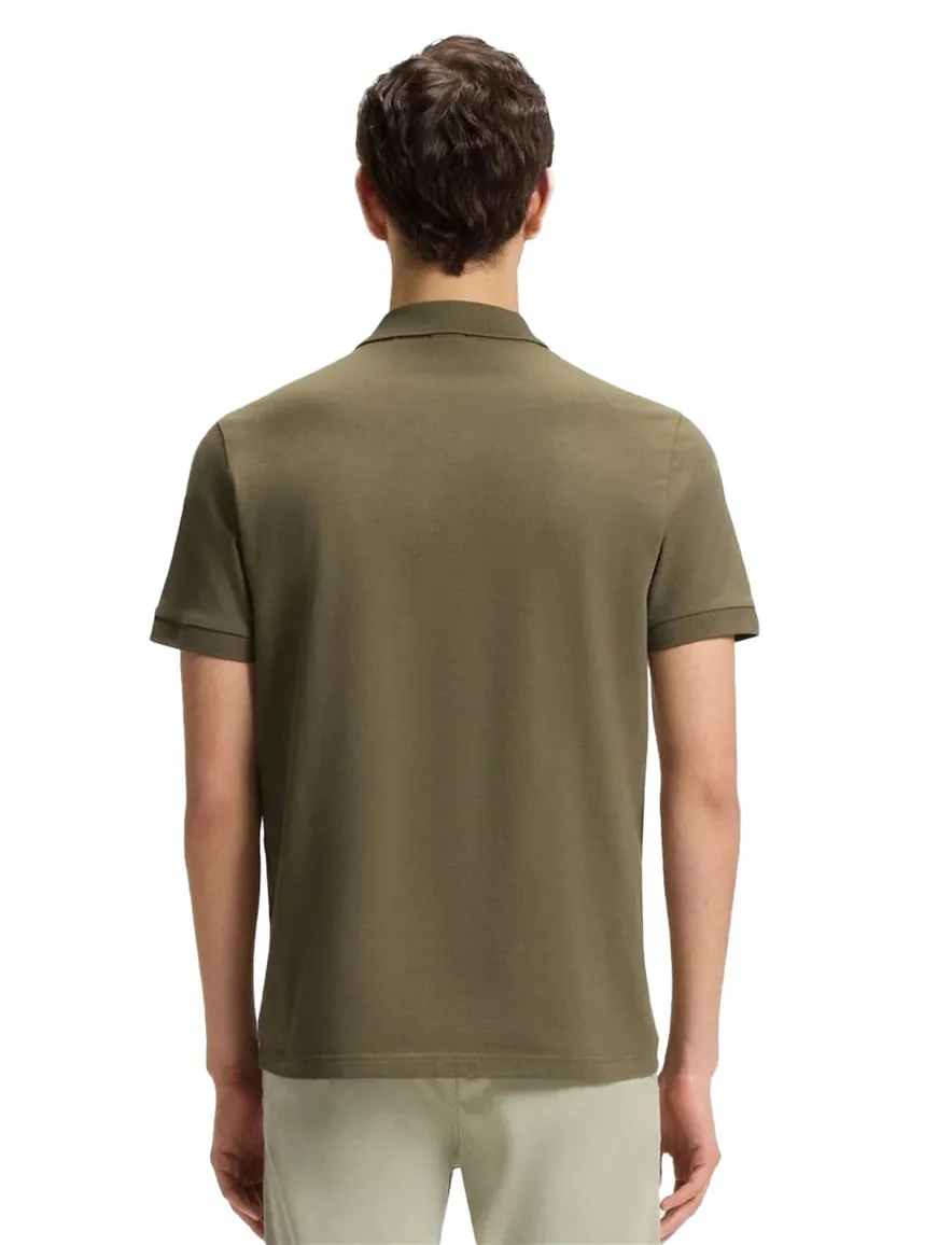 Boss Orange poloshirt groen 2-knoops