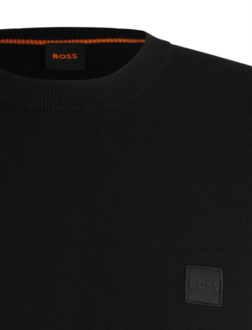Boss Orange trui zwart effen