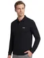 Boss Green polo lange mouw zwart
