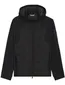 Boss Green winterjas zwart effen met capuchon