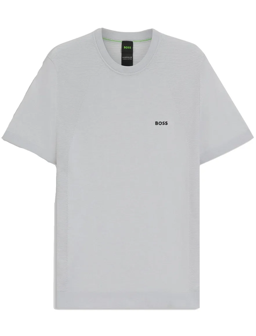 Boss Green t-shirt grijs katoen