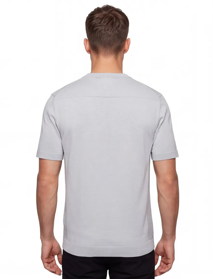 Boss Green t-shirt grijs katoen