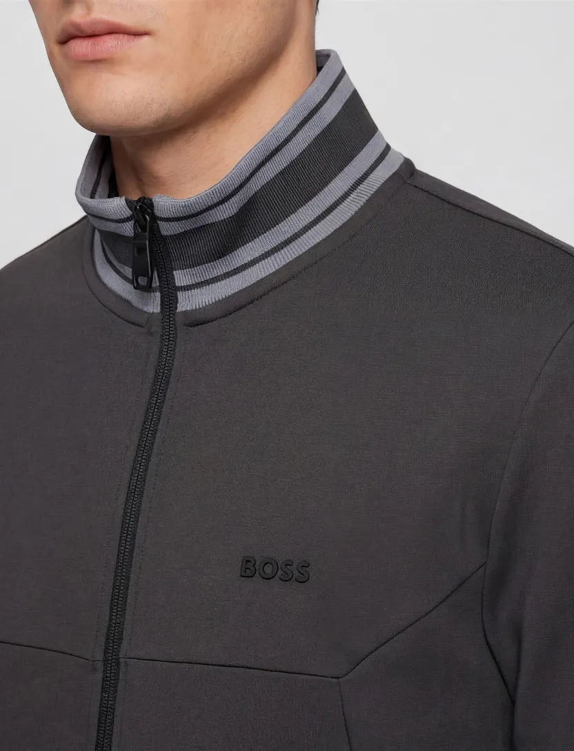 vest Boss Green antraciet