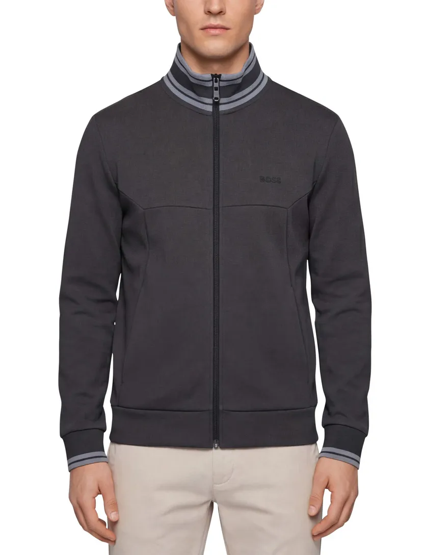 vest Boss Green antraciet