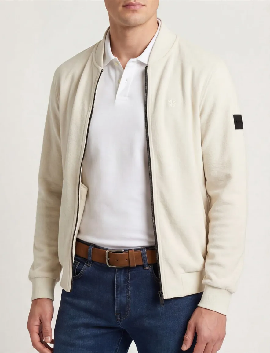 vest creme Boss orange
