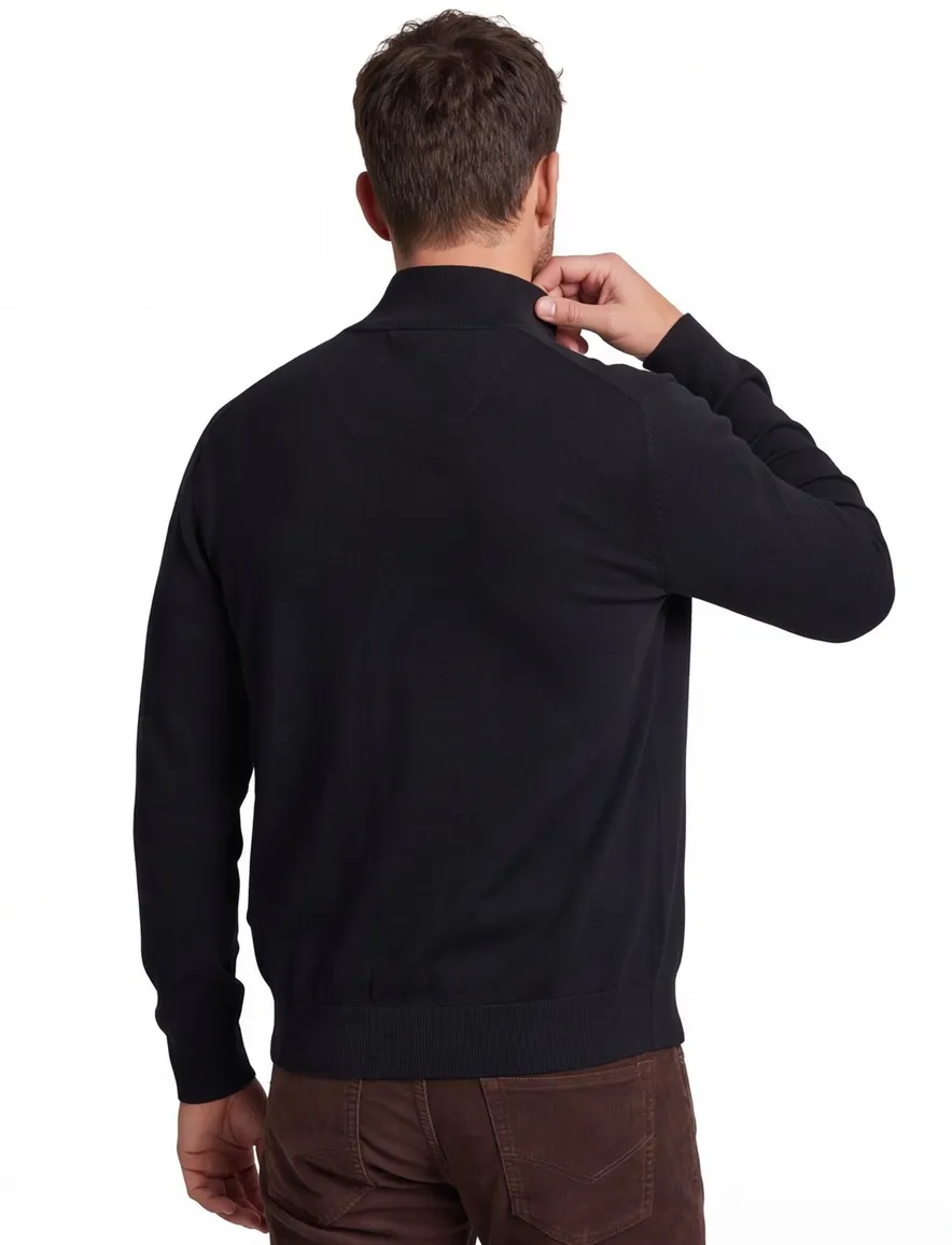 Boss Orange donkerblauw vest effen