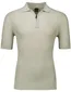 Boss orange kancello poloshirt rits beige effen