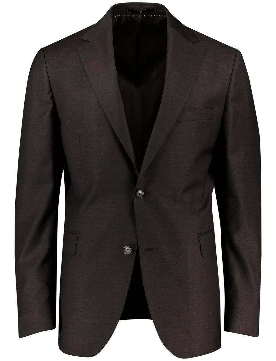 Dressler colbert kostuum mix en match bruin wol