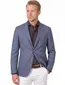 Dressler colbert wol blauw geprint