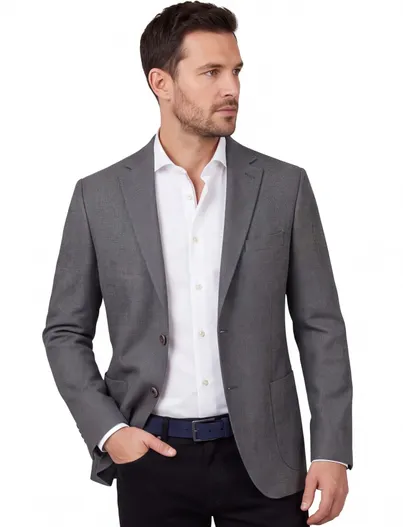 Dressler colbert Dressler antraciet wol