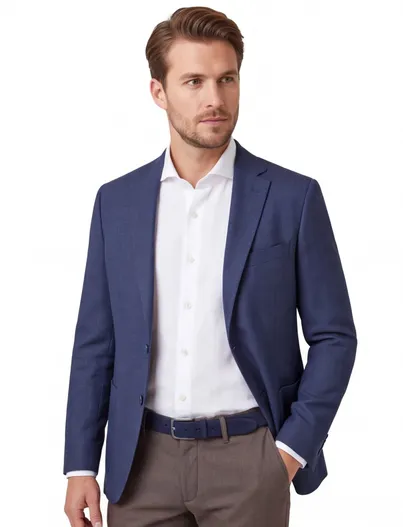 Dressler wollen colbert Dressler navy