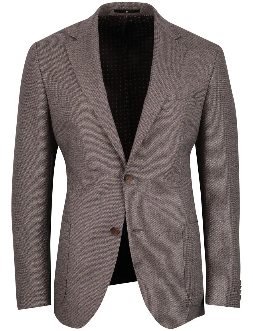 Dressler colbert bruin geprint