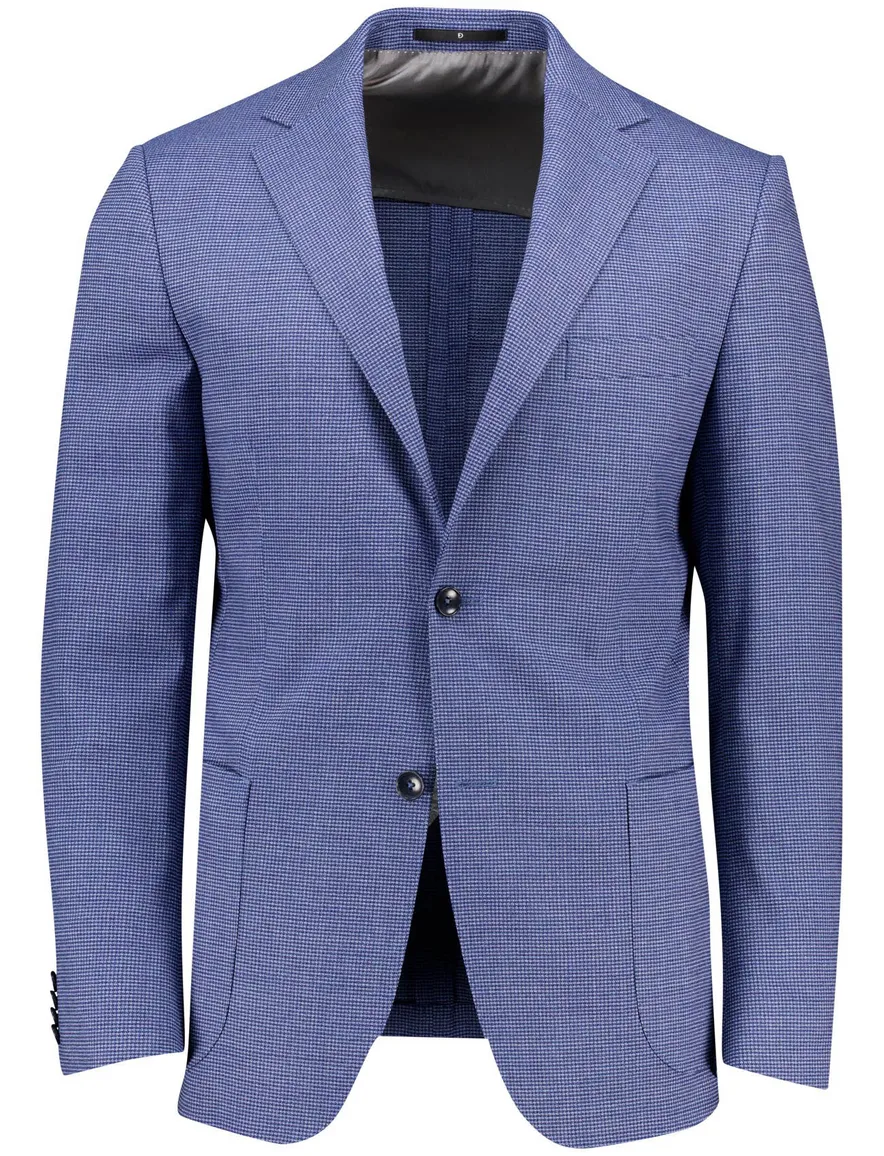 Dressler colbert blauw geruit