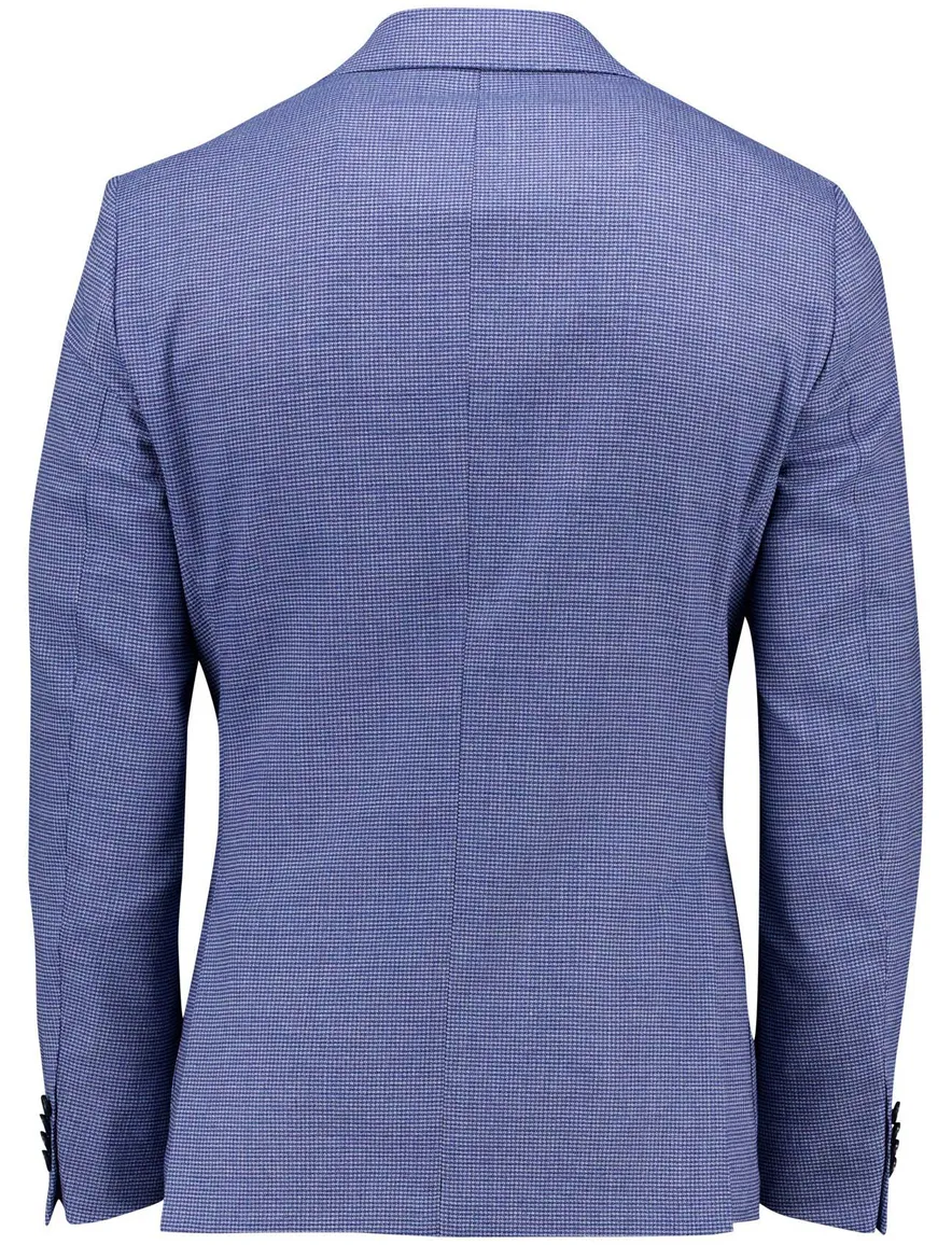Dressler colbert blauw geruit