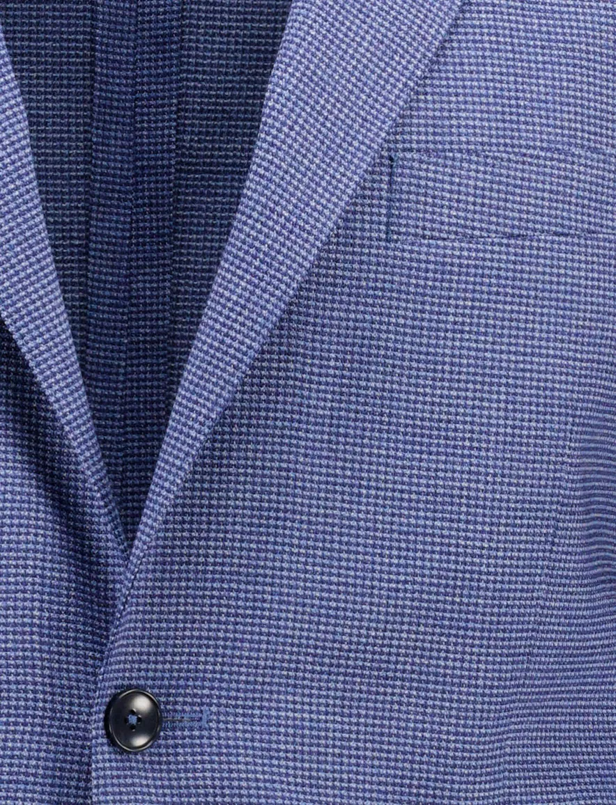 Dressler colbert blauw geruit