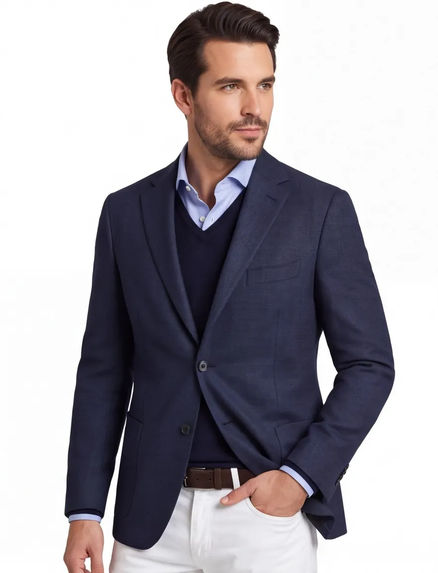 navy colbert Dressler lamswol