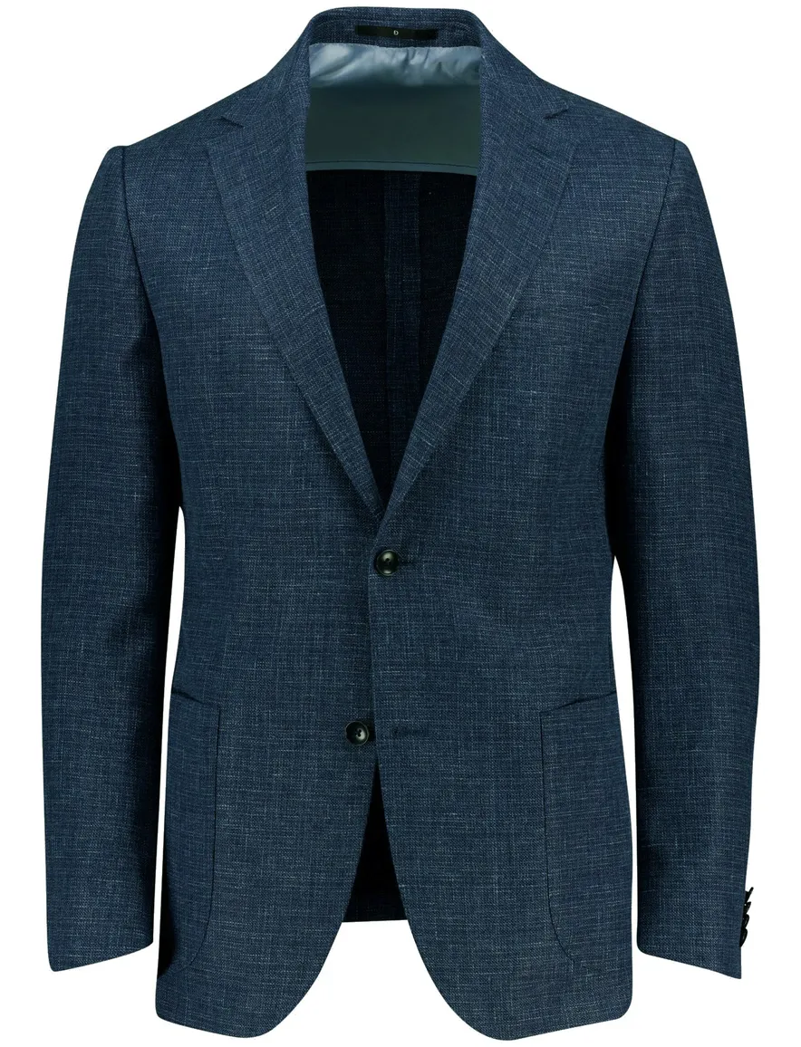 Dressler colberts donkerblauw wol