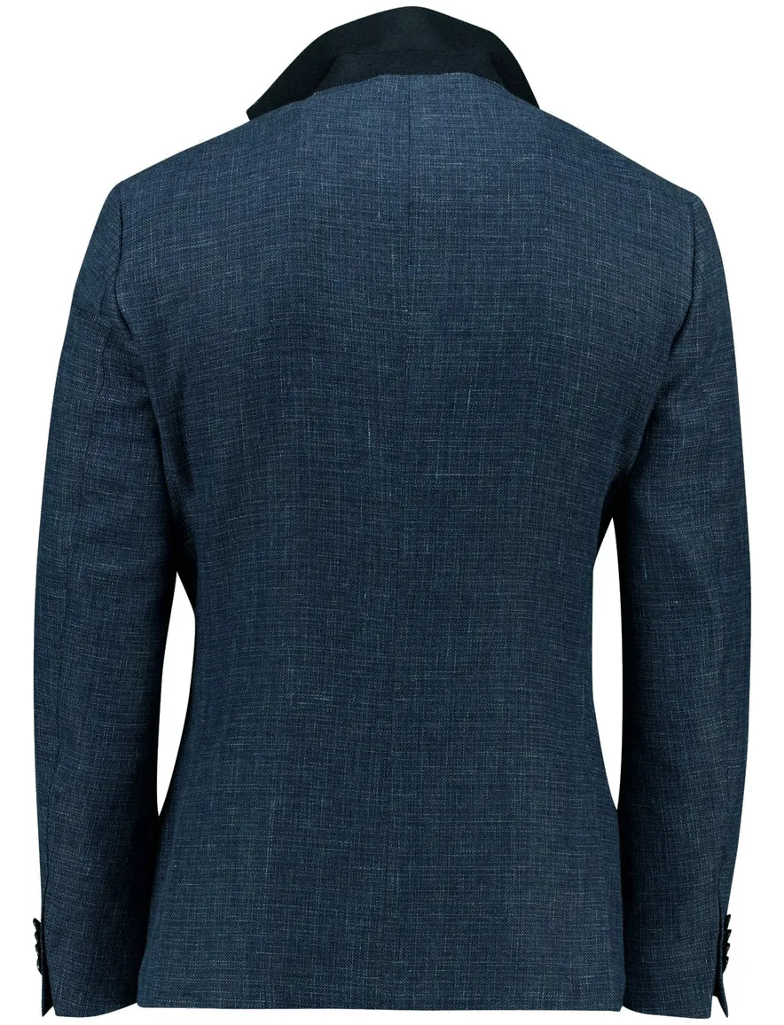 Dressler colberts donkerblauw wol