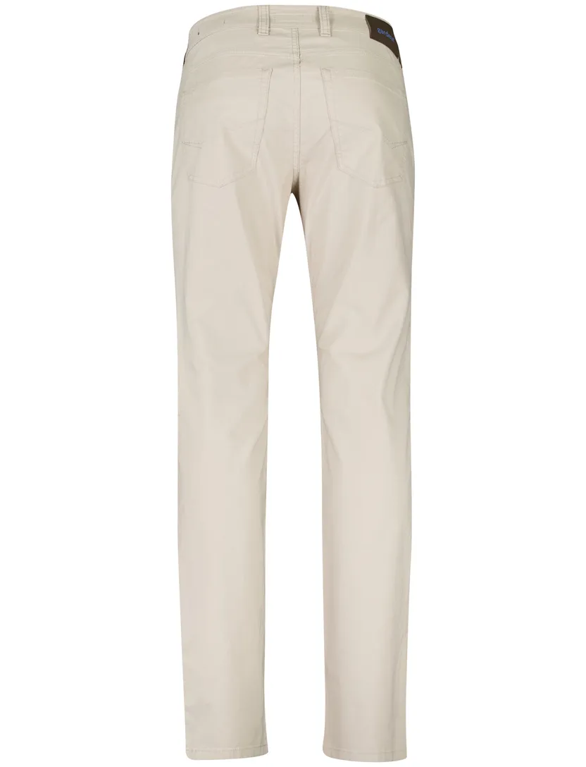 Gardeur Pantalon Bill 5-pocket creme katoen elastaan