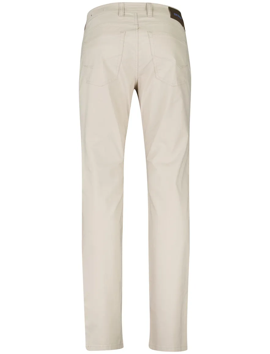 Gardeur Pantalon Bill 5-pocket creme katoen