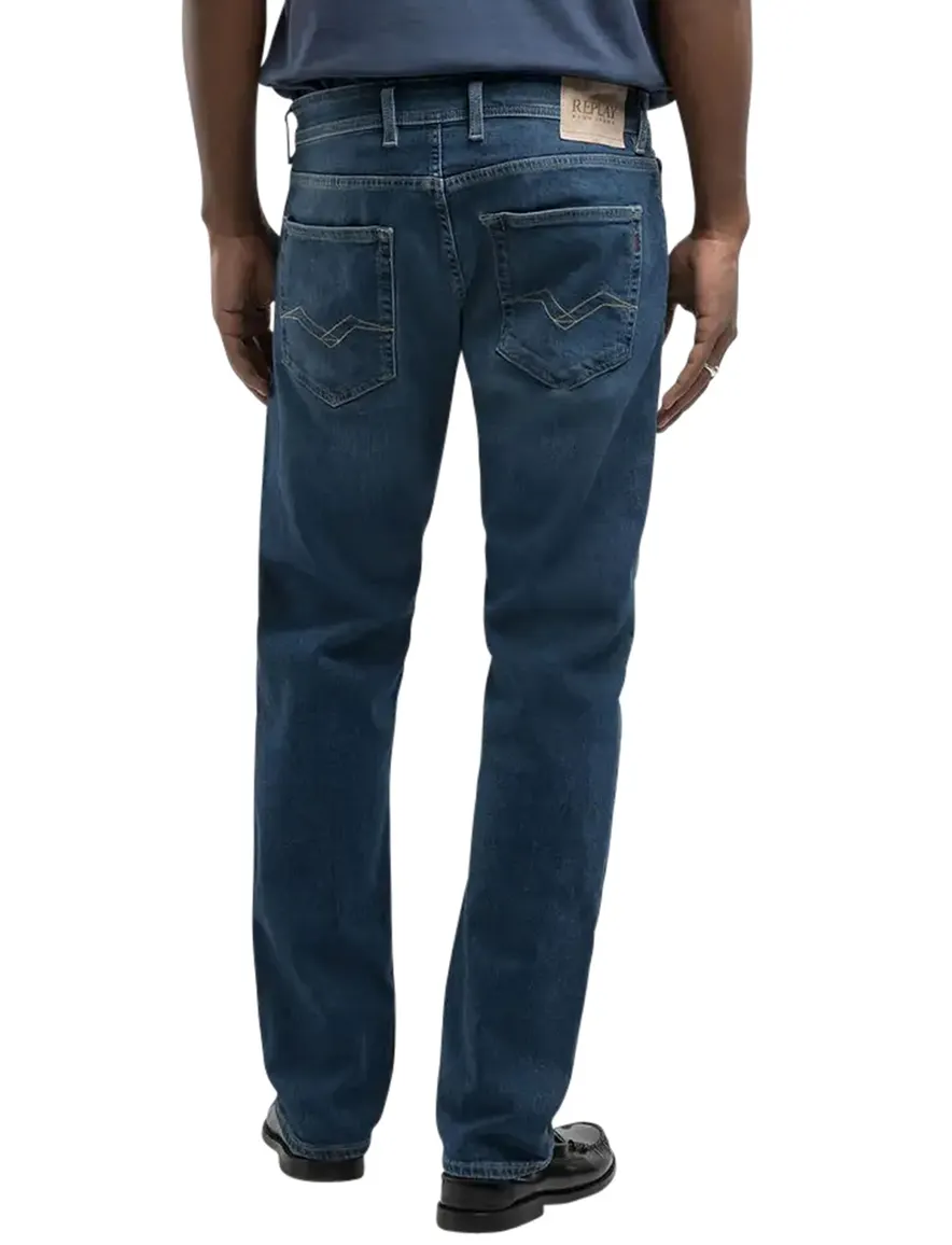 Replay jeans Grover blauw straight fit