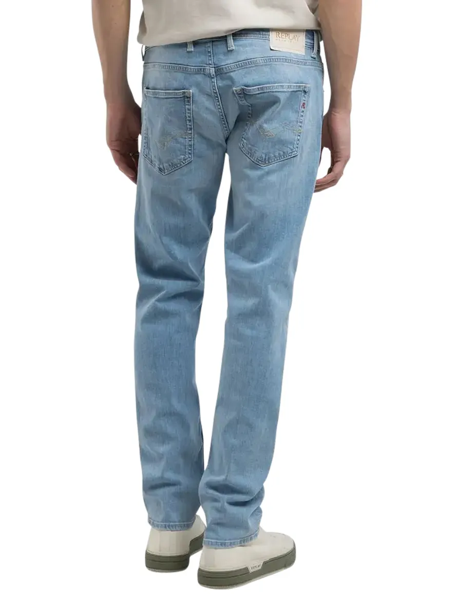 Replay jeans lichtblauw straight fit Grover