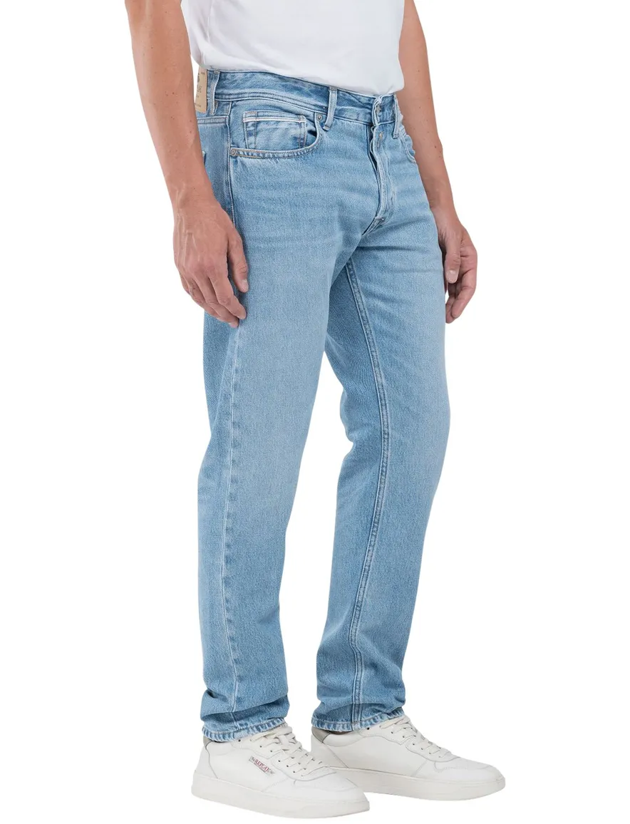 Replay jeans lichtblauw Grover straight fit