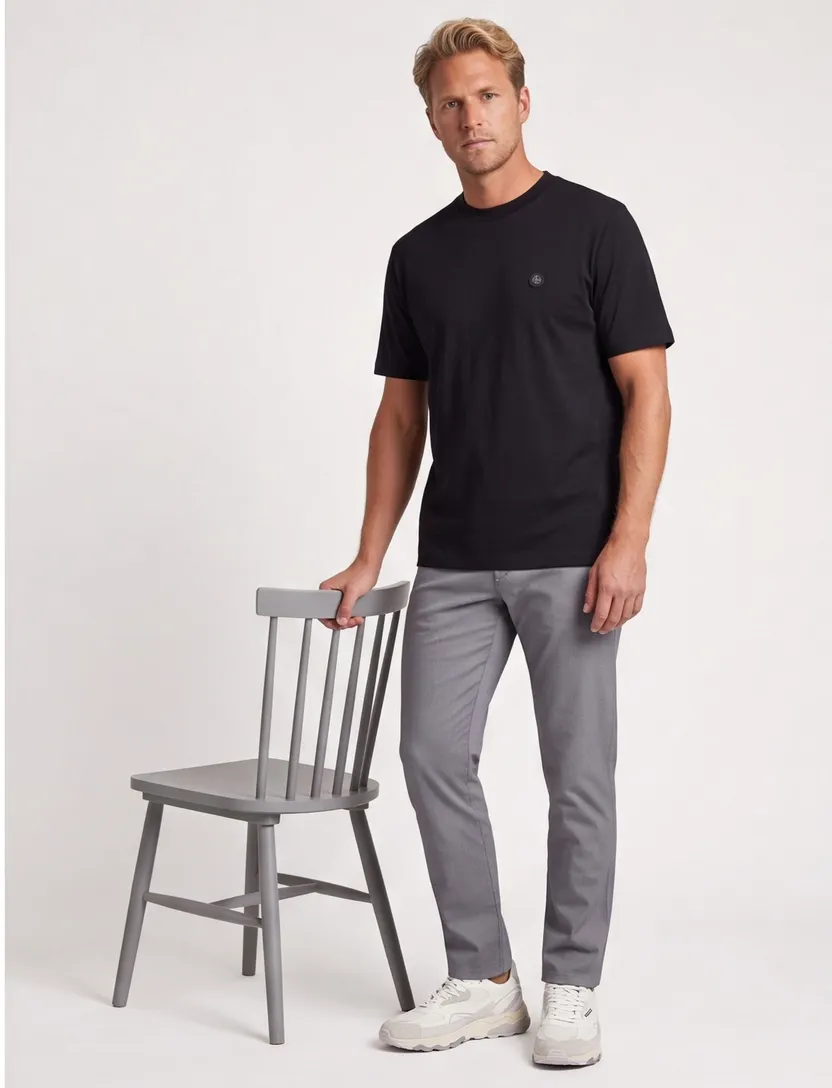 t-shirt Boss Black zwart katoen