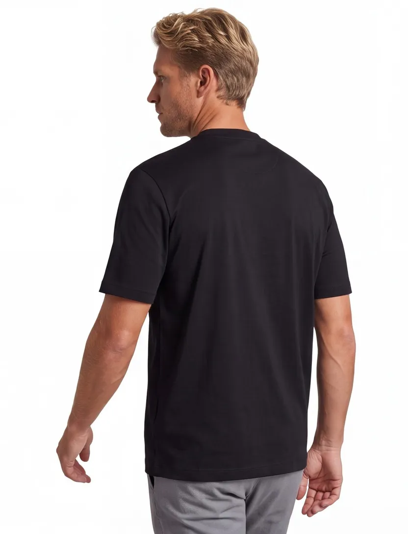 t-shirt Boss Black zwart katoen